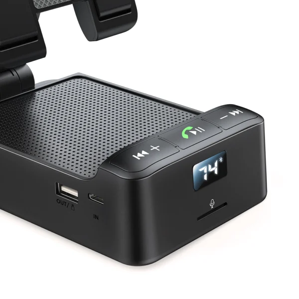 Joyroom JR-MH01 Wireless Speaker With Phone Holder (Black) - Image 3