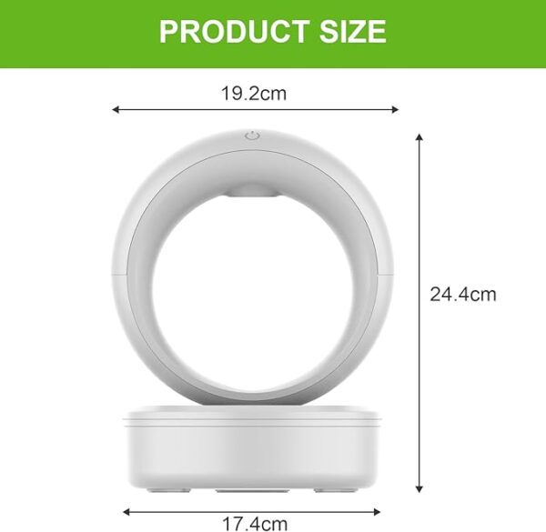 Desktop Ring Anti-Gravity Humidifier Water Drop Anti-Gravity Humidifier Smart Electric Aroma Diffusers - Image 3
