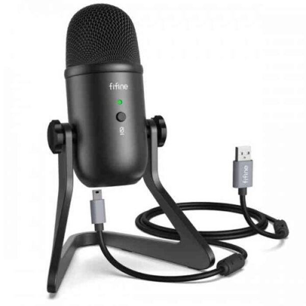 FIFINE K678 USB Podcast Microphone for Recording Streaming, Condenser Computer Gaming Mic for PC Mac PS4 - Image 3