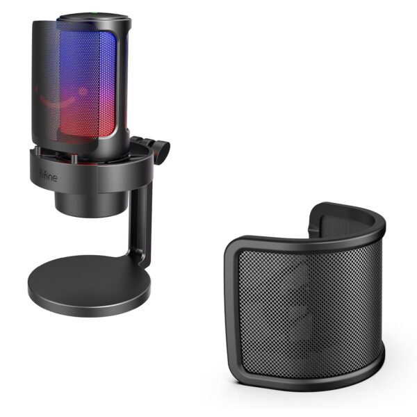 Fifine Ampligame A8 RGB Gaming Microphone - Image 3