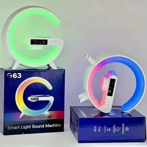 G63 Intelligent Atmosphere RGB Light Bluetooth Speaker With Wireless Charging - Image 4