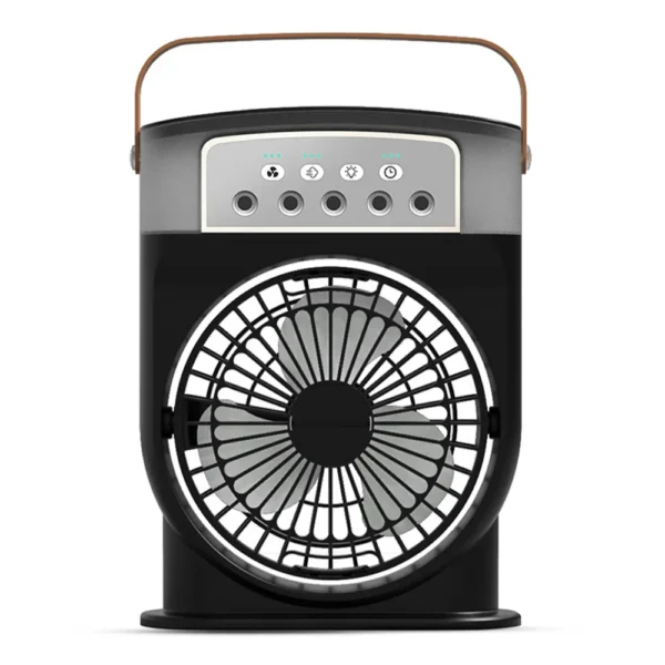 Stay Cool Anywhere With Rechargeable Mini Portable Cooling Fan With 5 Mist Flow - Image 2