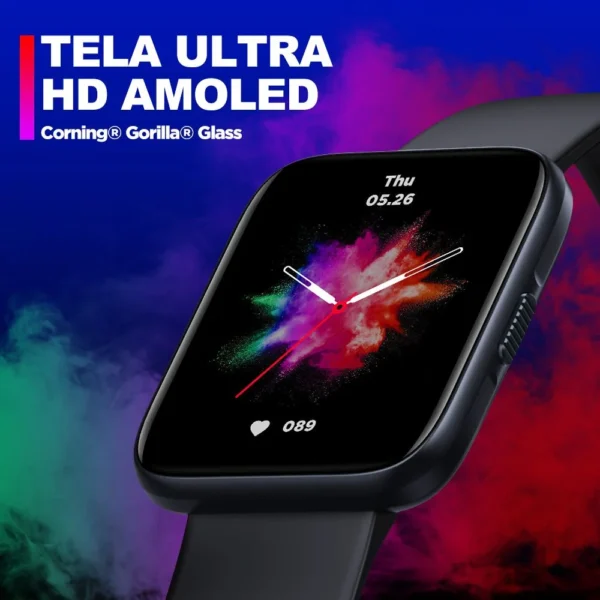 Zeblaze Beyond 2 Ultra HD Amoled Display GPS Smart Watch-Black - Image 2
