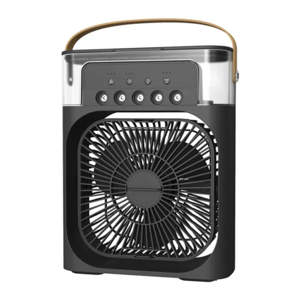 Stay Cool Anywhere With Mini Portable Air Cooling Fan With 5 Mist Flow