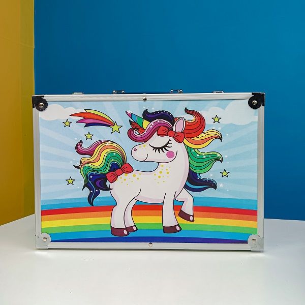 145 Piece Art Studio Colouring Briefcase Art Painting With Aluminum Case - Image 2