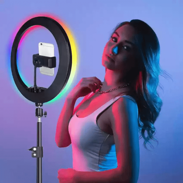 MJ33 RGB LED Soft Ring Light - Image 2