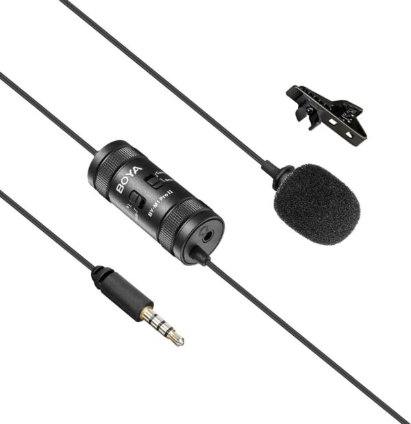 Original Boya BY-M1 Pro II 3.5mm Lavalier Microphone - Image 2