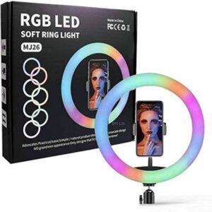 MJ26 RGB LED Soft Ring Light 26cm