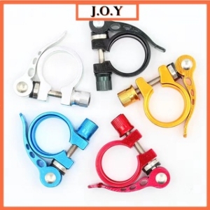Aluminum Alloy Mountain Bike Seatpost Clamp, Quick Release Cycling Seat Tube Clip, Bicycle Accessories