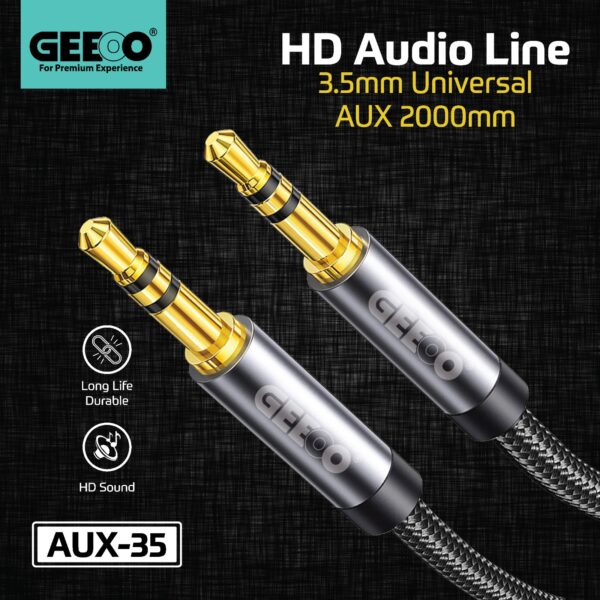 GEEOO AUX35 HD Audio Line 3.5mm Universal 2000mm