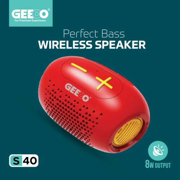 GEEOO S40 Perfect Bass Wireless Speaker