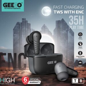 GEEOO T8 Fast Charging TWS with ENC