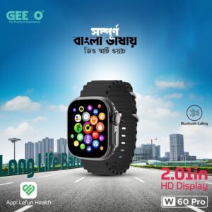 GEEOO W60 Pro Bluetooth Calling Smartwatch