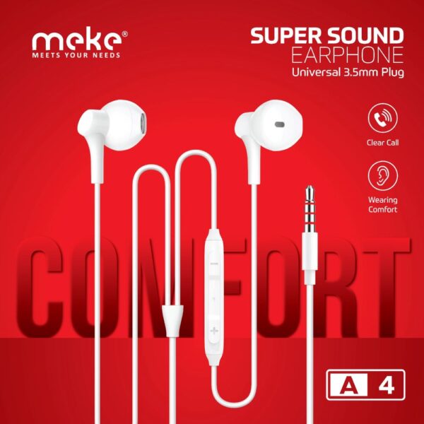 MEKE A4 Super Sound Earphone