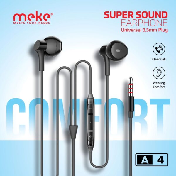 MEKE A4 Super Sound Earphone