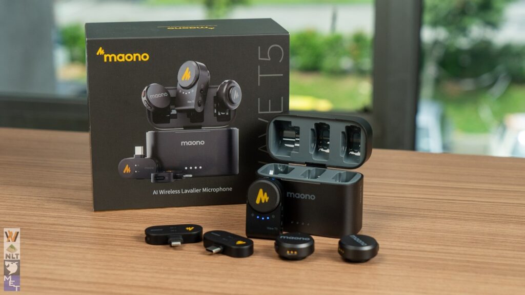 Maono Wave T5 Wireless Microphone Combo