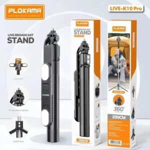 PLOKAMA K10 PRO LIVE LED Selfie Stick