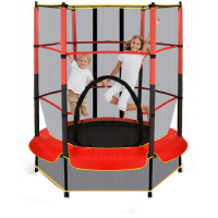 55" Trampoline with Safety Enclosure Net